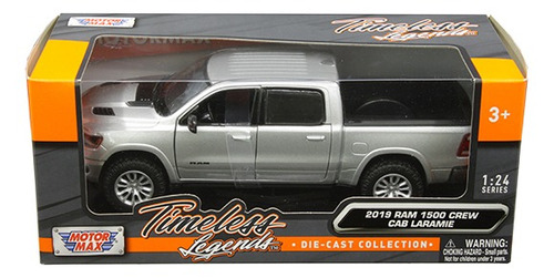 2019 Ram 1500 Crew Cab Laramie Gris Motormax 1:24 