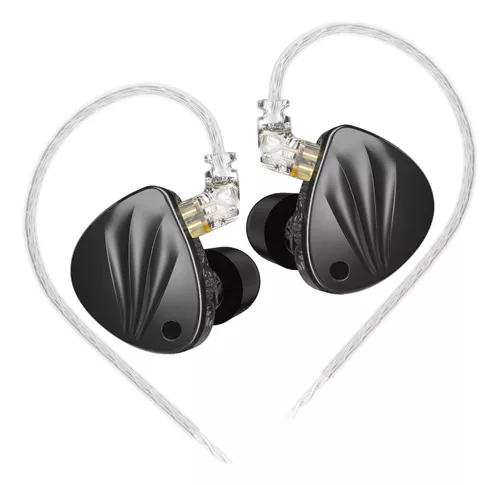 Auriculares In Ear Kz Zes Monitoreo Sin Microfono Color Plateado