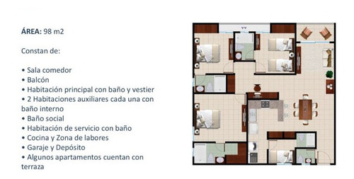 Imagen 6 de 7 de Vende Apartamento Para Estrenar En Monteverde