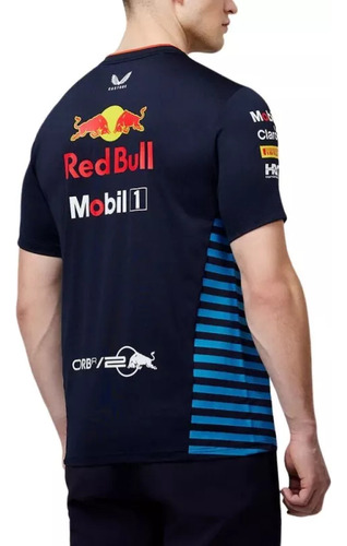 Playera Motorsports Formula 1 Red Bull Racing Team 2024 Azul