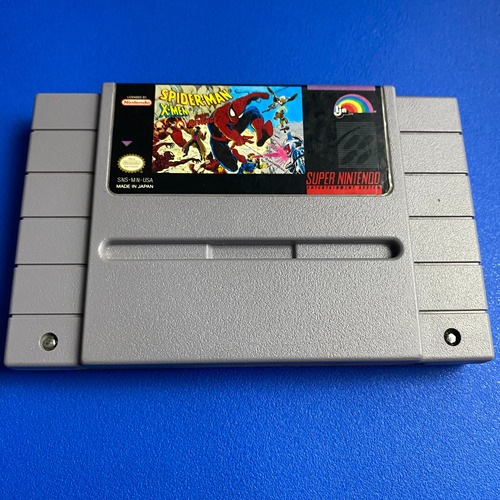 Spider-man X-men Arcade's Revenge Snes Nintendo Original