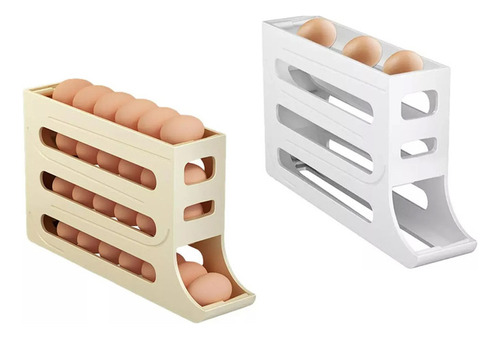 Caja De Almacenamiento De Huevos Para Refrigerador De 2 Unid