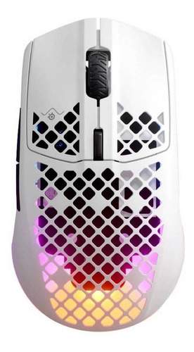 Mouse gamer de juego inalámbrico recargable SteelSeries Aerox 3 Wireless snow