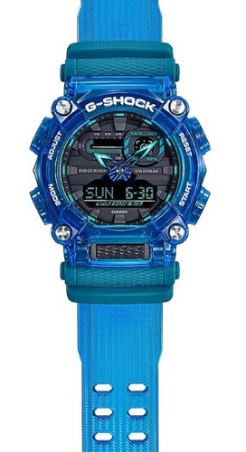 Reloj G-shock Ga 900skl-2a Resina Hombre Azul