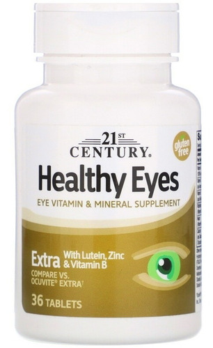 Complejo Mineral Para Salud Ocular 36 Tabs Con Luteina Zinc