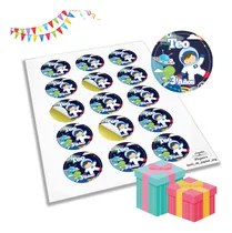 Comprar Stickers Circulares 5cm Souvenirs Espacio Astronauta