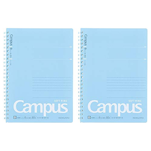 Cuaderno De Anillas Campus Soft Ring, A5, B 6mm Pautado...