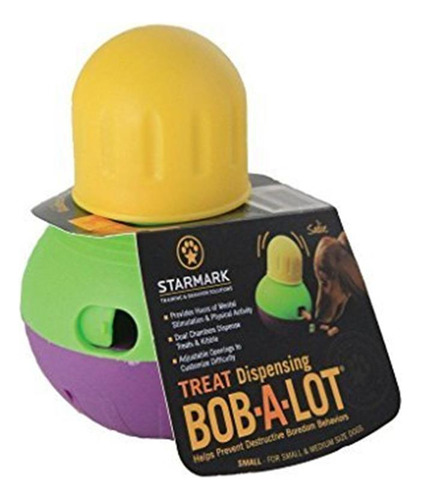 Starmark Hot Bob-a-lot - Juguete Interactivo Para Perros, Pe