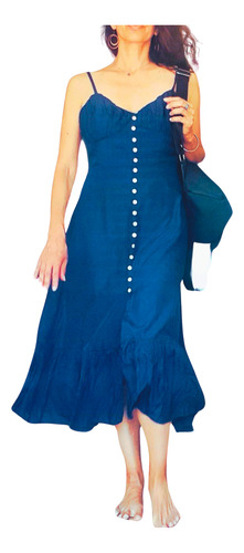 Vestido Mujer Largo Solero Verano Casual Fiesta