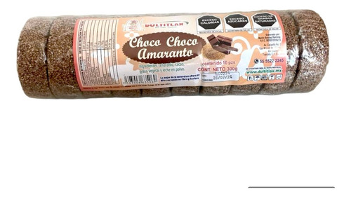 Alegria De Amaranto Con Chocolate Dultitlax Rueda 10 Pzs Du