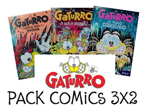 Pack 2 Gaturro Comics 3x2 Tienda Oficial Gaturro