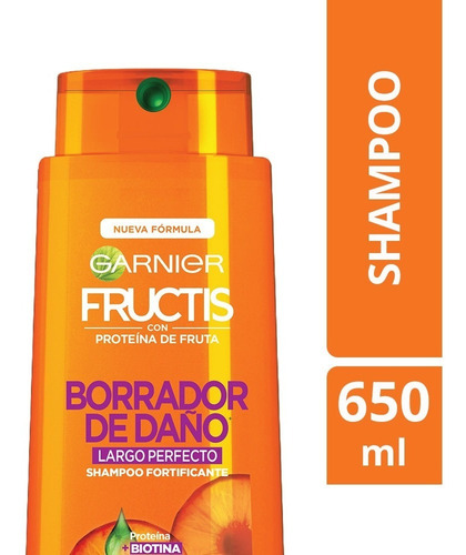 Shampoo Garnier Fructis Borrador De Daño 650ml