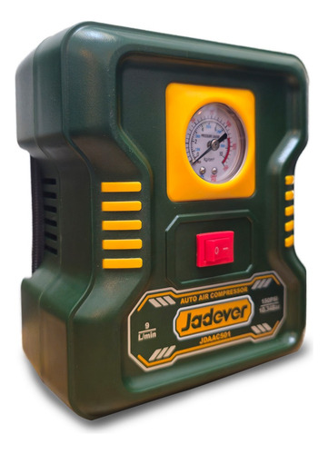 Compresor De Aire Jadever Portátil Automático 150psi Color Verde Fase Eléctrica Monofásica