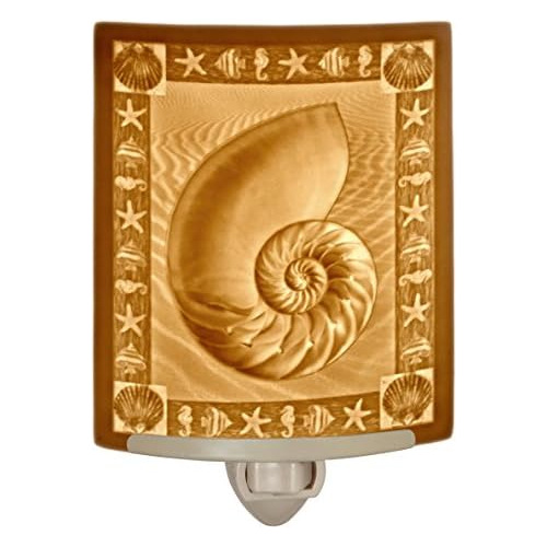 Nautilus - Lámpara De Noche De Porcelana Translúcida ...