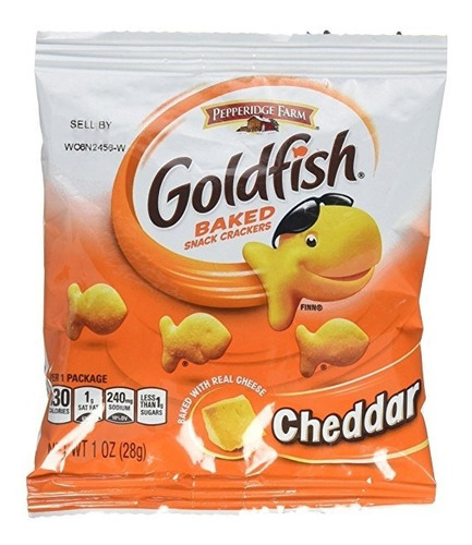 Pepperidge Farm Cheddar Goldfish Galletas, 45 - Las Bolsas 1