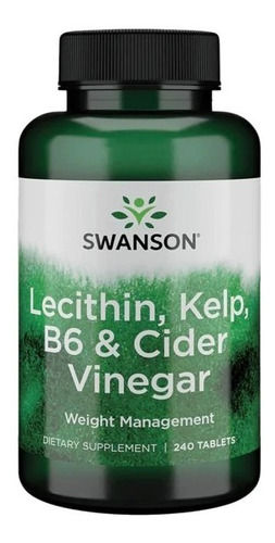 Lecithin Kelp B6 Vinagre De Sidra 2 - Unidad a $292