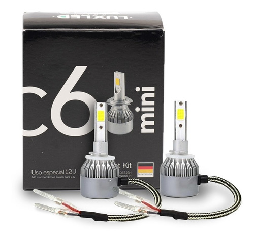 Kit Cree Led C6 Mini H7 H4 H1 H3 H11 9006 H27