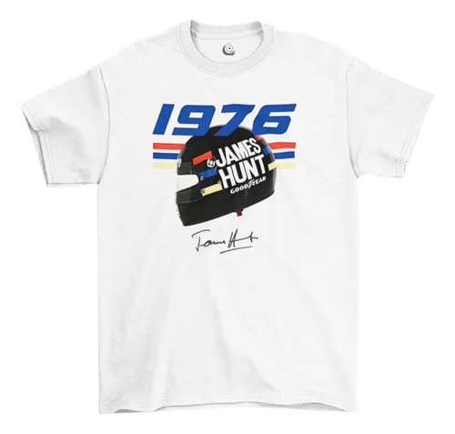 Camiseta Algodão Premium F1 James Hunt 1976