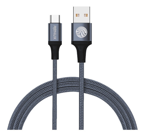 Cable de datos de carga rápida USB tipo C 5A 1m - Renux Color Grey