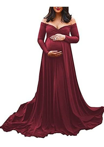 Vestido Maternidad Hombros Descubiertos - Baby Shower