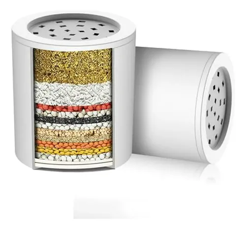 Filtro Acqua Doccia Compatibile Cobbe, Rimuove Il Cloro, Riduce La Pelle Secca Prurito (2 Pezzi