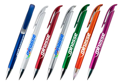 comprar 500 Canetas Mod.13830 Brindes Personalizados Impr. Colorida