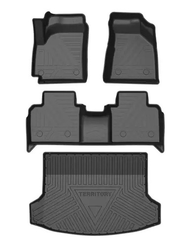 Set Cubre Piso Y Maletero Ford Territory Calce Pefecto 4pzas