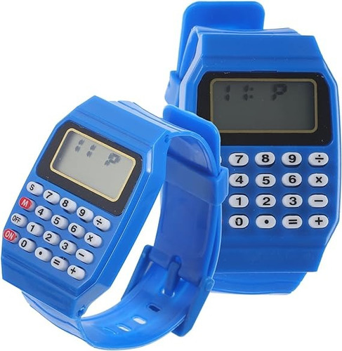 Reloj De Pulsera Con Calculadora Digital Infantil Colores ©