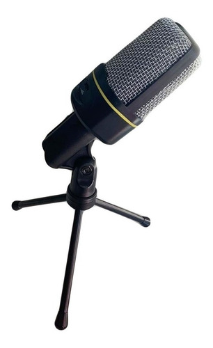 Imagen 1 de 6 de Microfono Pc Condenser Tripode Cable Audio 3.5mm Skyway M4