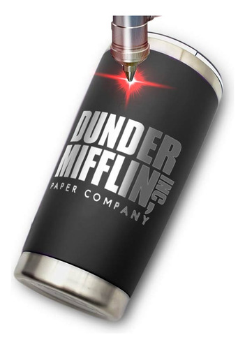 Termo Yite Negro 500 Ml Diseño The Office Dunder Mifflin