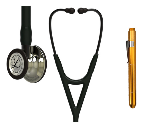 Littmann Cardiology I V 6179 Black / Champagne + Linterna