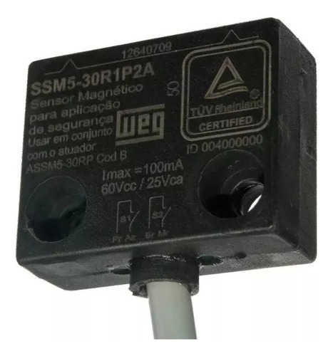 Kit Sensor Magnético Segurança E Atuador Magnético - Weg
