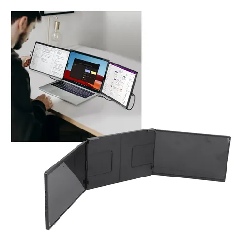 Extensor De Monitor De Doble Pantalla Para Portátil De 14,1