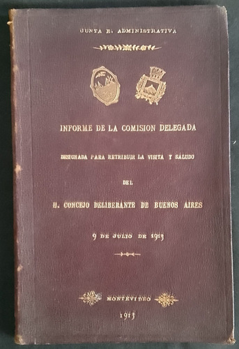 Informe Concejo Deliberante De Buenos Aires-9 Julio De 1913