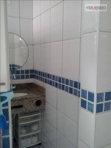 Kitnet Com 1 Dormitório À Venda, 33 M² Por R$ 130.000,01 - Vila Guilhermina - Praia Grande/sp - Kn0325