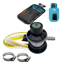 Comprar Kit Valvula Garrafa Regulable + Manguera + Abrazaderas + Med
