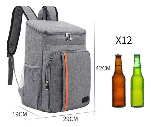 Mochila Hielera Termica Impermeable Portátil De 42cm,neveras