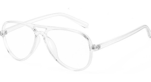 Imagen 1 de 4 de Armazón Luz Azul Leo Transparente Lentes By Rebel