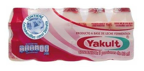 10 Piezas Yakult 80 Ml