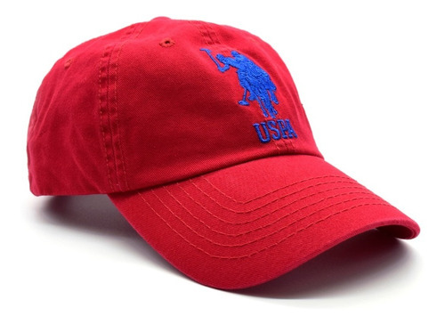 Gorra U.s. Polo Assn. Color Rojo Modelo 230 