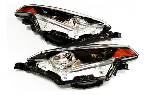 Faros Delanteros Toyota Corolla L Le 2014-2016