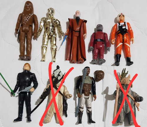 Star Wars: Lote #3 Figuras Vintage (1977 A 1985)