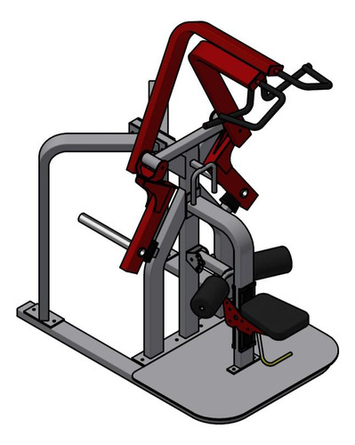 Plano Para Fabricar Maquina De Gym, Dorsalera Circular.