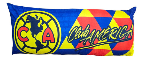 Edredón Matrimonial + Almohada Larga Doble Vista Providencia Amarillo América Fc