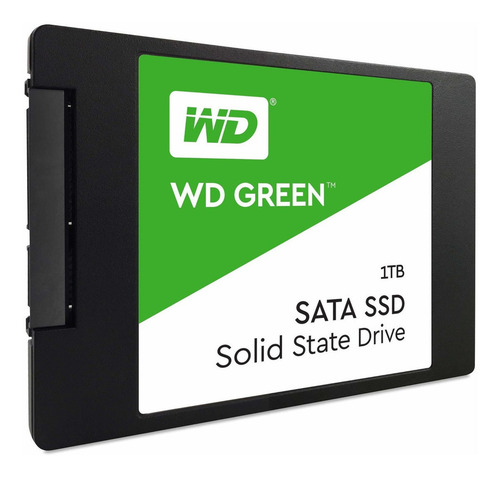 Disco sólido SSD interno Western Digital WD Green WDS100T3G0A 1TB verde