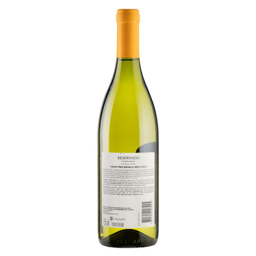 Imagem 2 de 2 de Vinho branco meio seco Chardonnay Santa Carolina Reservado 2018 adega Viña Santa Carolina 750 ml