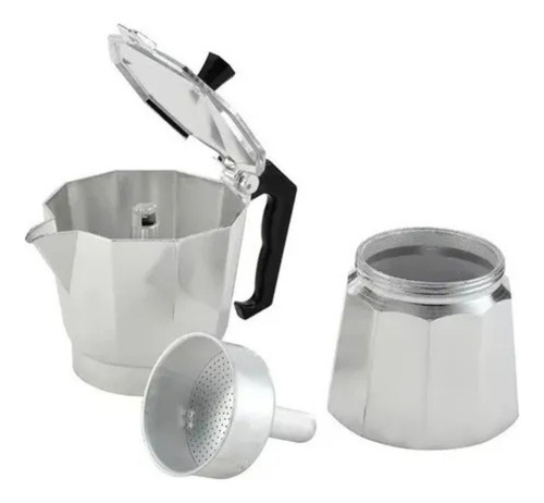 Cafetera Moka Italiana 3 Pocillos Chica Aluminio