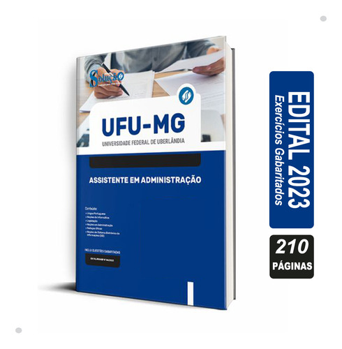 Apostila Ufu Mg Assistente Em Administração - Ed. Solução