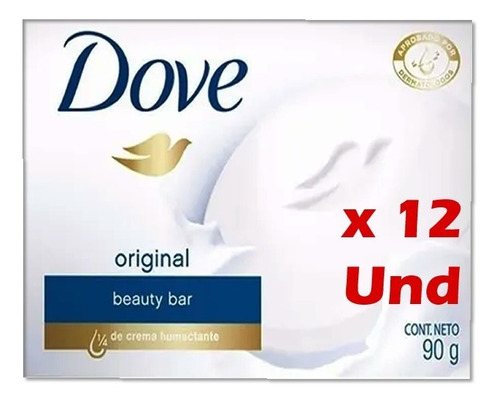 Jabón En Barra Dove Beauty Original 90g X - g a $52