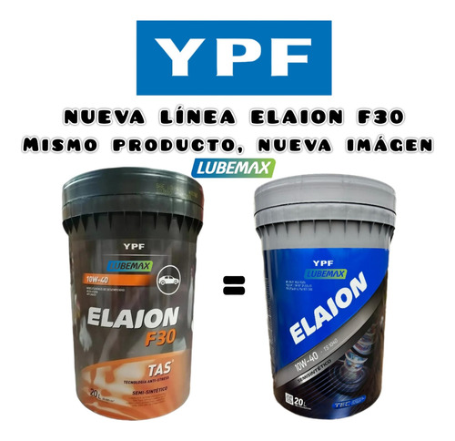 Aceite Ypf Elaion Ts 1040 X 20 Lt (ex F30 10w40)